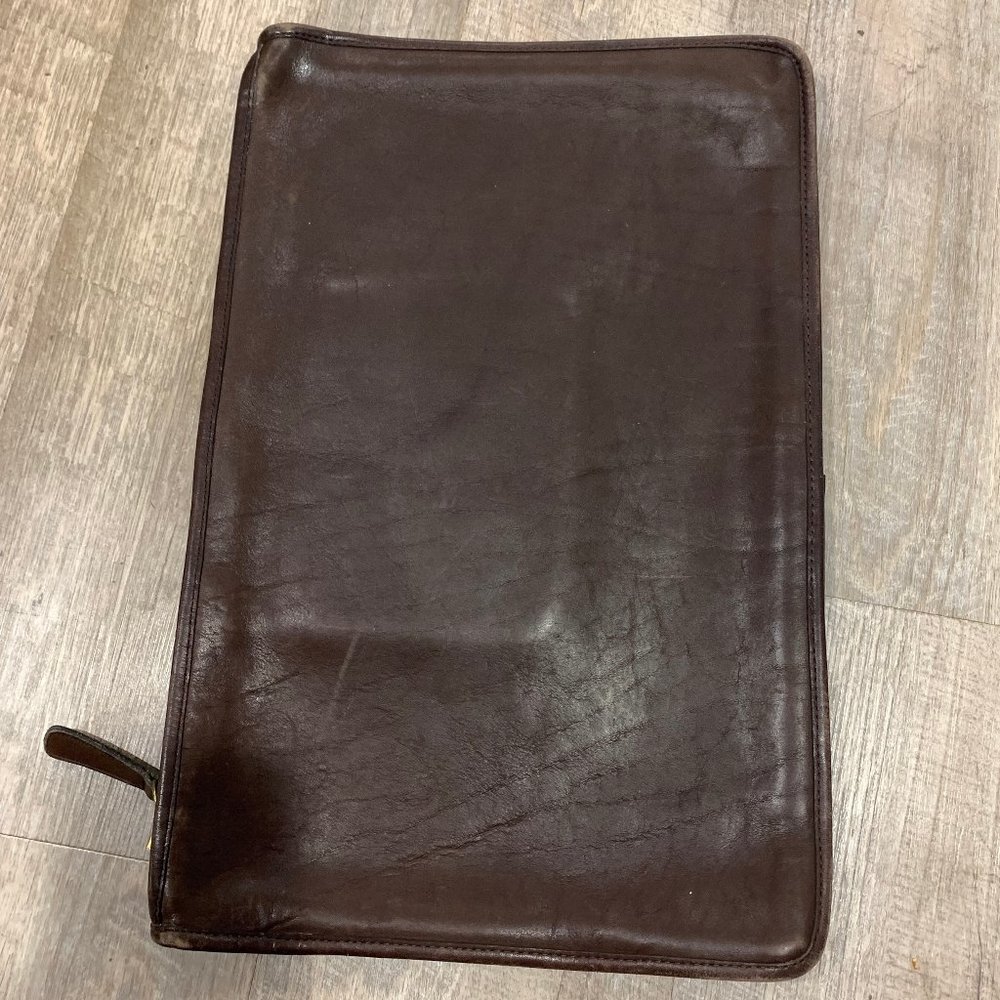 Vintage Coach leather portfolio